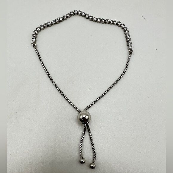 Pandora Rhinestone and adjustable tennis bracelet! - Picture 4 of 13